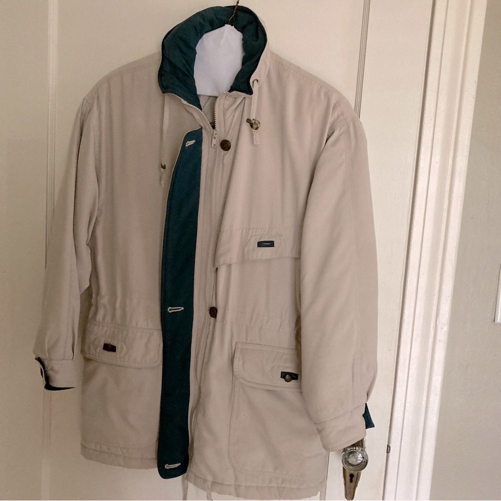 Larry Levine Microfiber Longline Winter Jacket Si… - image 2